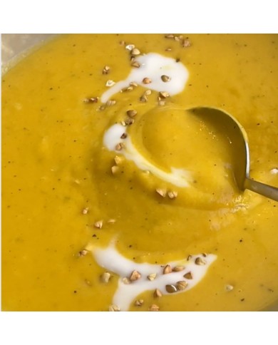 Crema de calabaza y jengibre (350g)