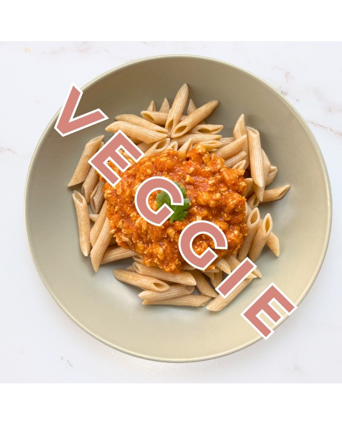 veggie BOLOÑESA DE SOJA CON PASTA INTEGRAL