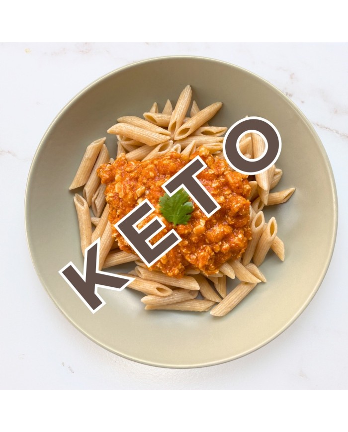 keto BOLOÑESA CON PASTA DE LENTEJAS