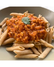 BOLOÑESA CON PASTA INTEGRAL