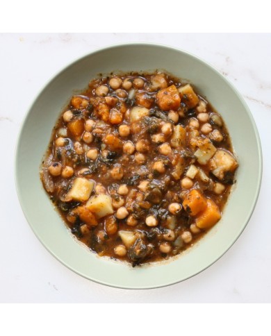 GARBANZOS ESTOFADOS CON CALABAZA GARBANZOS ESTOFADOS CON CALABAZA