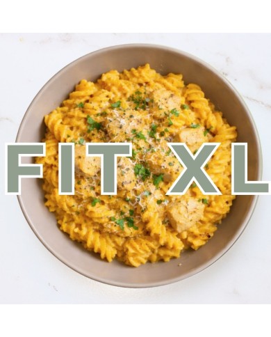 Fit XL - FUSILIS INTEGRALES EN SALSA DE CALABAZA CON POLLO