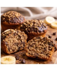 Muffin de «banana bread"