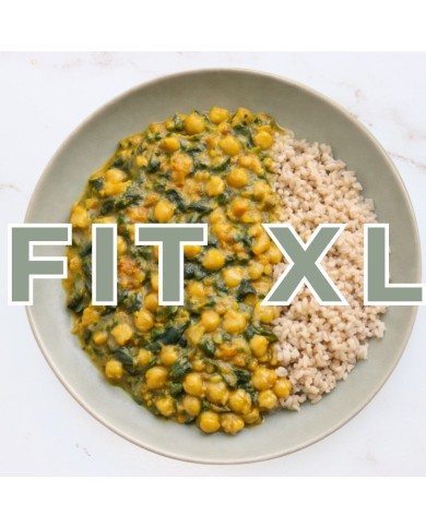 Fit XL - CURRY DE GARBANZOS CON ARROZ INTEGRAL