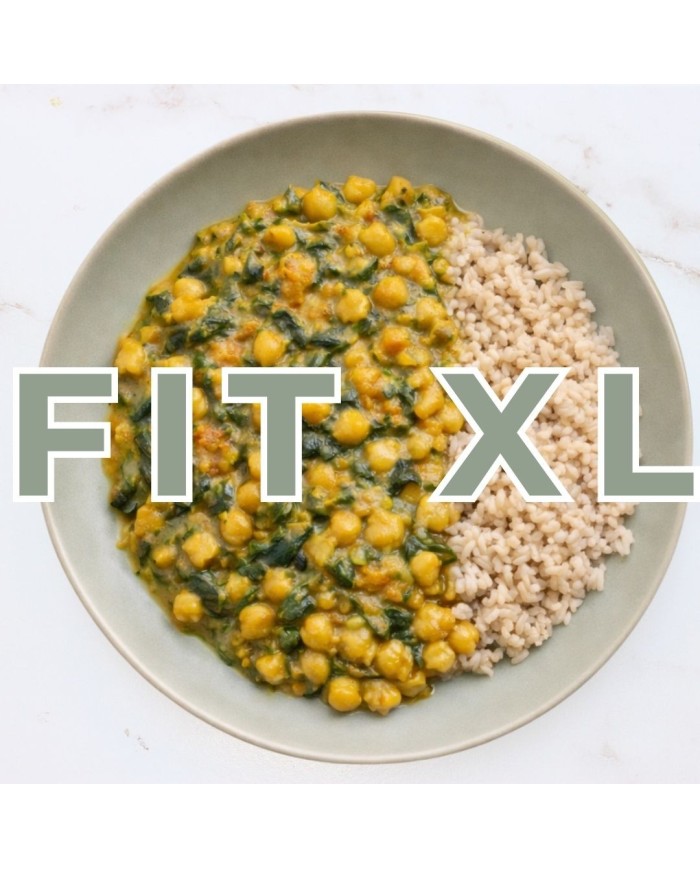 Fit XL - CURRY DE GARBANZOS CON ARROZ INTEGRAL