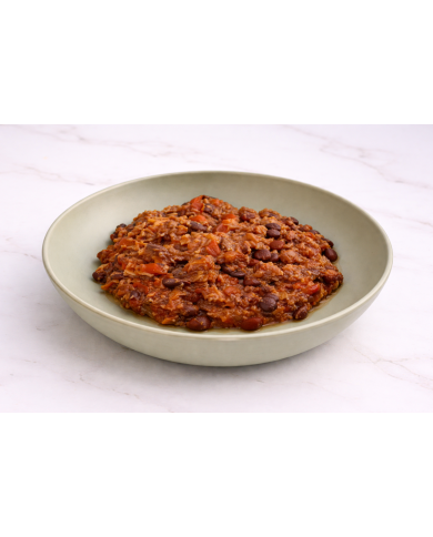 keto CHILI PICANTE DE CARNE CON FRIJOLES