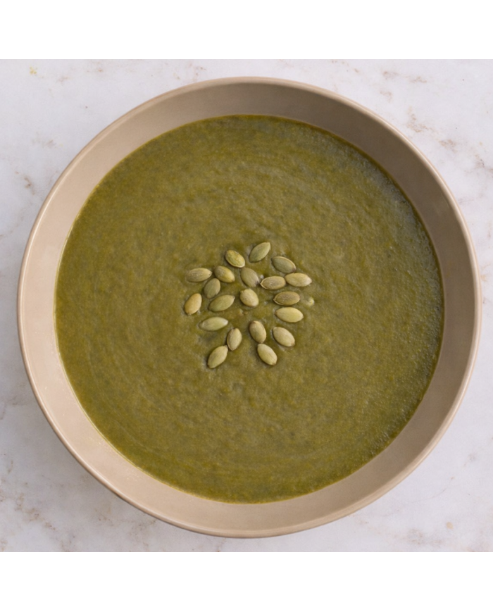 Crema de espinacas y calabacín (350 g)