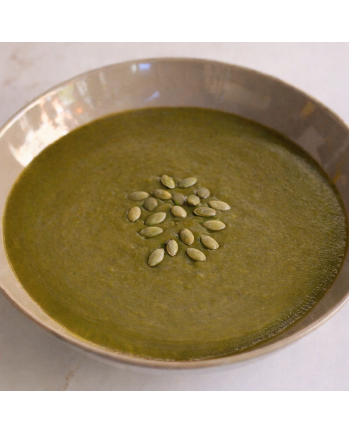 Crema de espinacas y calabacín (350 g)