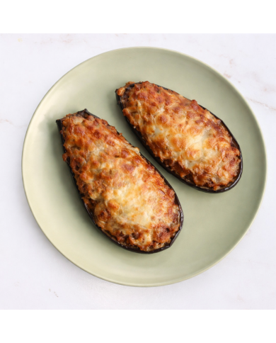 keto BERENJENA RELLENA DE ATÚN