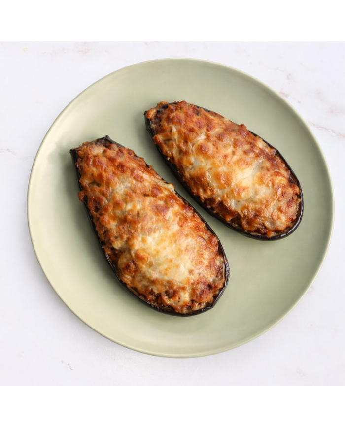 keto BERENJENA RELLENA DE ATÚN