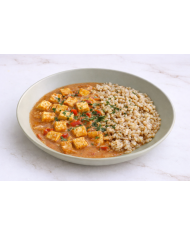 veggie CURRY ROJO DE TOFU CON ARROZ INTEGRAL