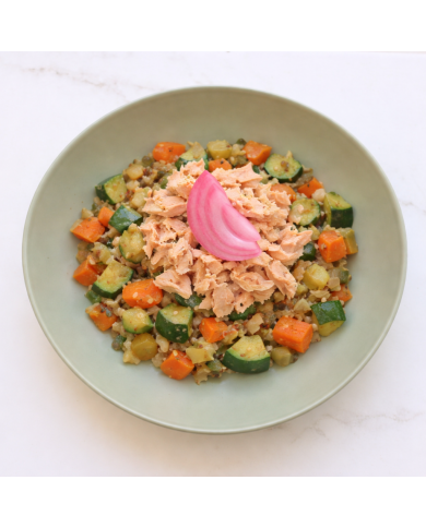 keto SALMÓN A LA NARANJA CON VERDURAS