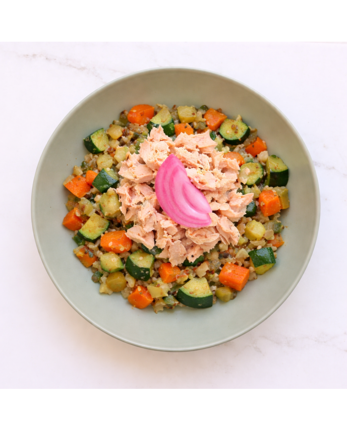 keto SALMÓN A LA NARANJA CON VERDURAS