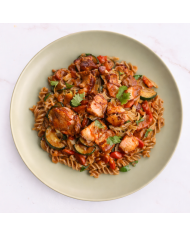 keto SALMÓN TERIYAKI CON VERDURAS