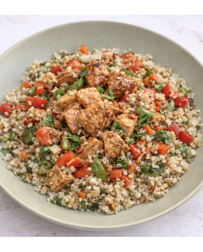 keto COLIRROZ CON VERDURAS Y POLLO THAI