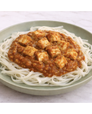 veggie NOODLES DE ARROZ CON TOFU EN SALSA DE CEBOLLA