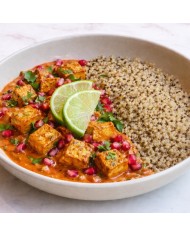 veggie TOFU AL CURRY CON QUINOA