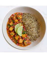 veggie TOFU AL CURRY CON QUINOA