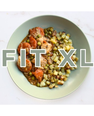 Fit XL - ESCALDUMS DE POLLO EN SALSA CON PATATITA