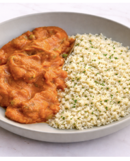 keto PECHUGAS EN SALSA CON COLIARROZ