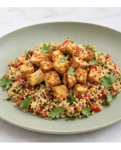 veggie TOFU THAI CON TABULÉ DE VERDURITAS