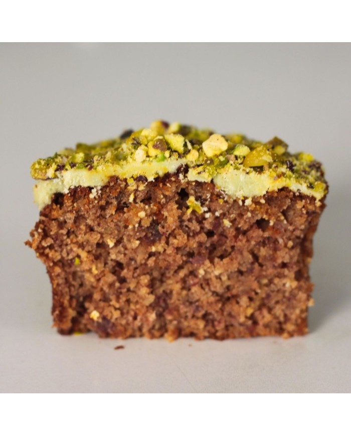 Muffin de matcha, pistacho y limón