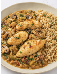 Fit XL - PECHUGAS STROGONOF CON ARROZ INTEGRAL