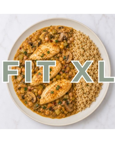 Fit XL - PECHUGAS STROGONOF CON ARROZ INTEGRAL