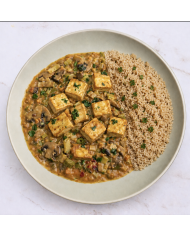 veggie TOFU STROGONOF CON ARROZ INTEGRAL