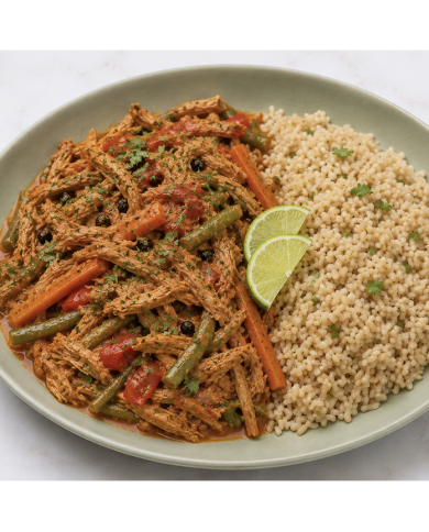 COCHINITA PIBIL CON ARROZ INTEGRAL