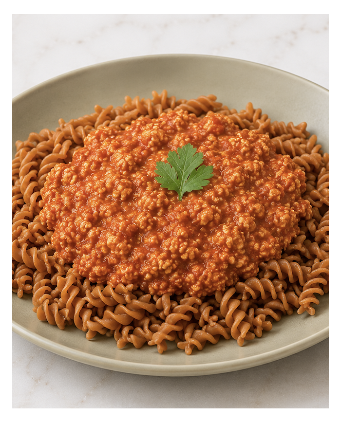 keto BOLOÑESA CON PASTA DE LENTEJAS
