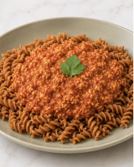 keto BOLOÑESA CON PASTA DE LENTEJAS