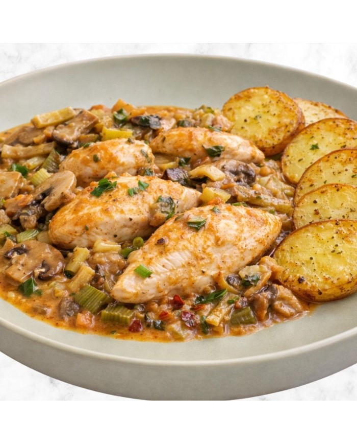 kids PECHUGAS STROGONOF CON PATATAS