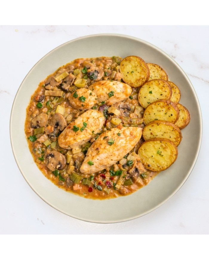kids PECHUGAS STROGONOF CON PATATAS
