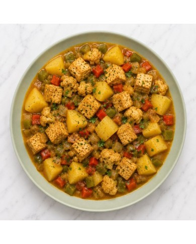 veggie TOFU GUISADO CON PATATAS