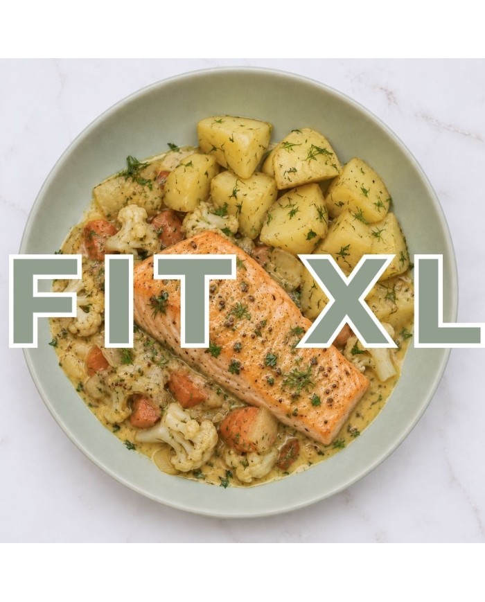 Fit XL - SALMÓN EN SALSA DE MOSTAZA CON PATATAS