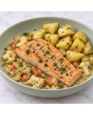 Fit XL - SALMÓN EN SALSA DE MOSTAZA CON PATATAS