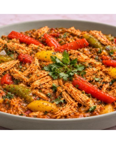 keto GUISO DE TINGA DE POLLO