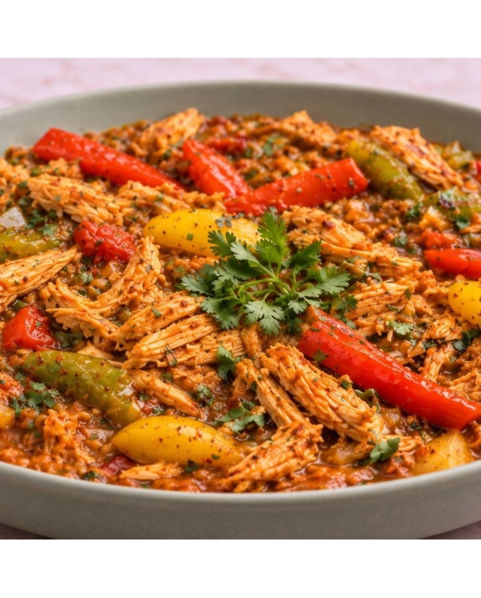 keto GUISO DE TINGA DE POLLO