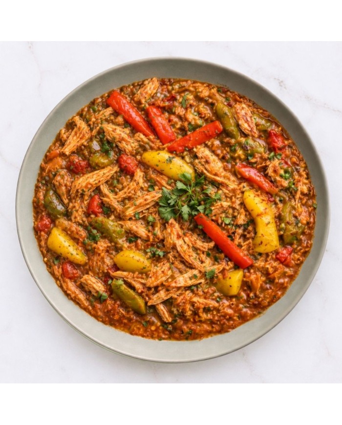 keto GUISO DE TINGA DE POLLO