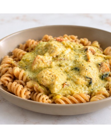 Fit XL - FUSILIS INTEGRALES CON POLLO EN SALSA DE PUERRO
