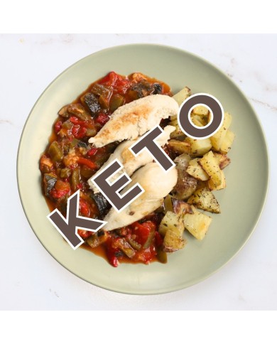 keto SOLOMILLO DE POLLO CON PISTO