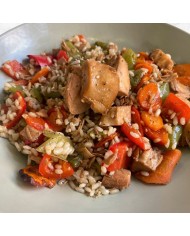 Fit XL - ARROZ INTEGRAL CREMOSO CON POLLO THAI