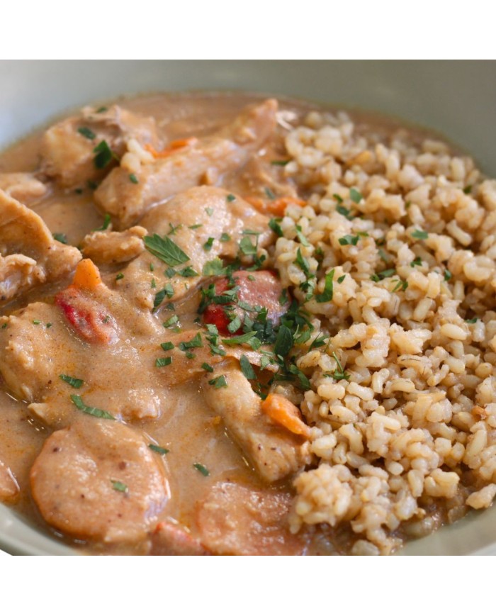 Fit XL - CURRY ROJO DE POLLO CON ARROZ INTEGRAL