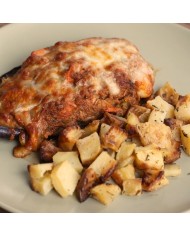 BERENJENA RELLENA DE ATÚN CON PATATA