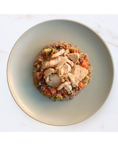 QUISOTTO CON POLLO THAI Y VERDURAS