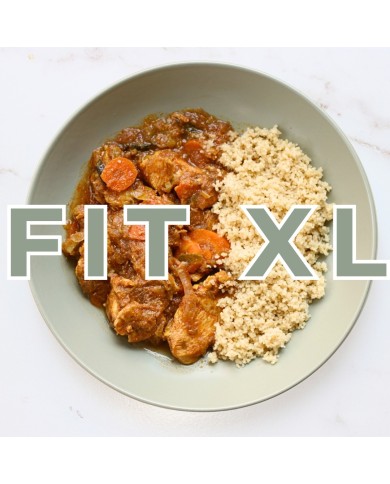 Fit XL - TAJINE DE POLLO ESPECIADO CON COUSCOUS