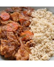 Fit XL - TAJINE DE POLLO ESPECIADO CON COUSCOUS