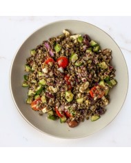 ENSALADA GRIEGA DE LENTEJAS Y ARROZ INTEGRAL