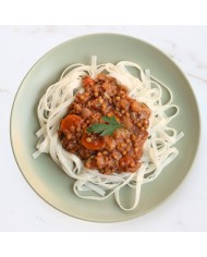 RAGÚ DE LENTEJAS CON NOODLES DE ARROZ
